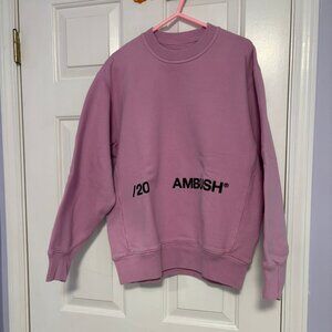 AMBUSH crewneck sweatshirt - pastel pink